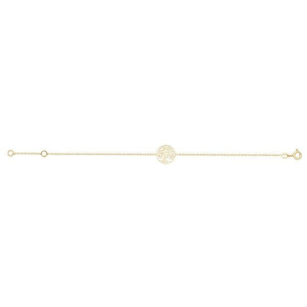 9ct Yellow Gold Babies' Tree of Life Bracelet