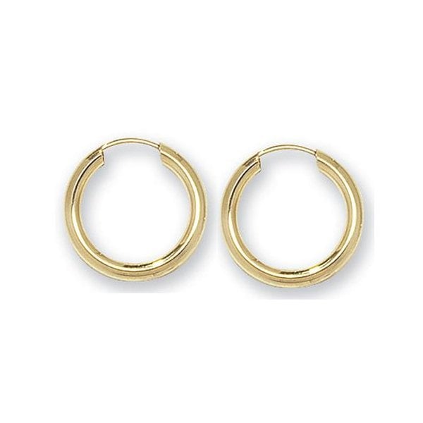 9ct Yellow Gold 10mm Sleepers