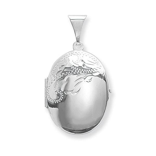 Silver Oval Locket