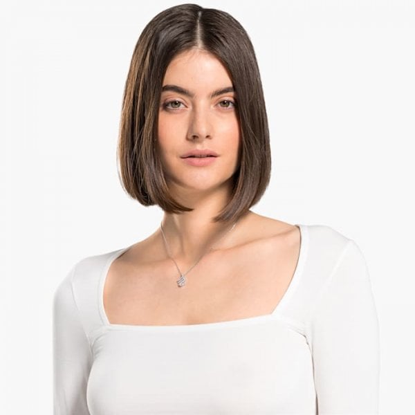 Zodiac II Pendant, Scorpio, White, Mixed metal