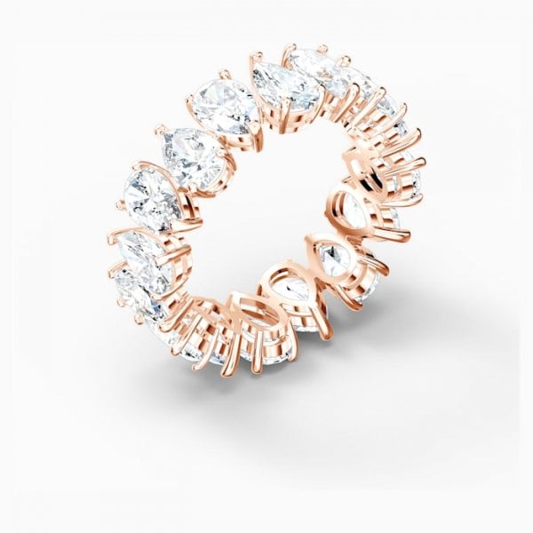 Vittore Ring - Pear Cut Crystals, Size 58