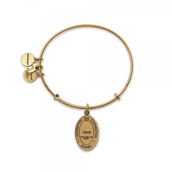 Gold Mom Charm Bangle