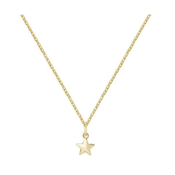 9ct YG Pendant 16 + 2"