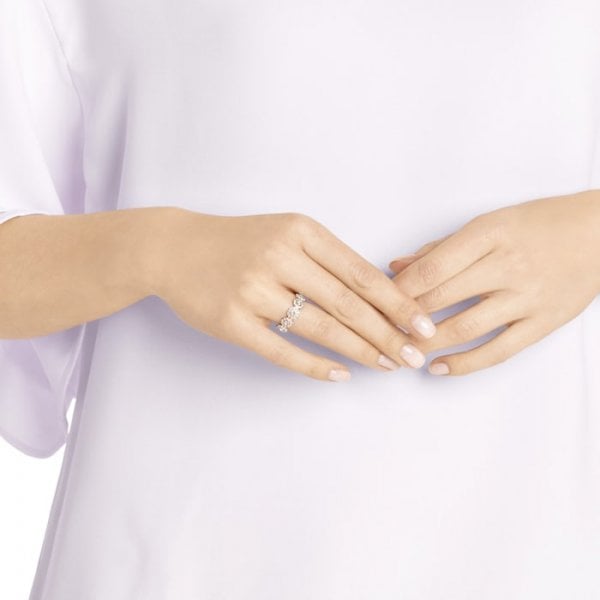 ANGELIC RING BAND CRY/ROS size 52
