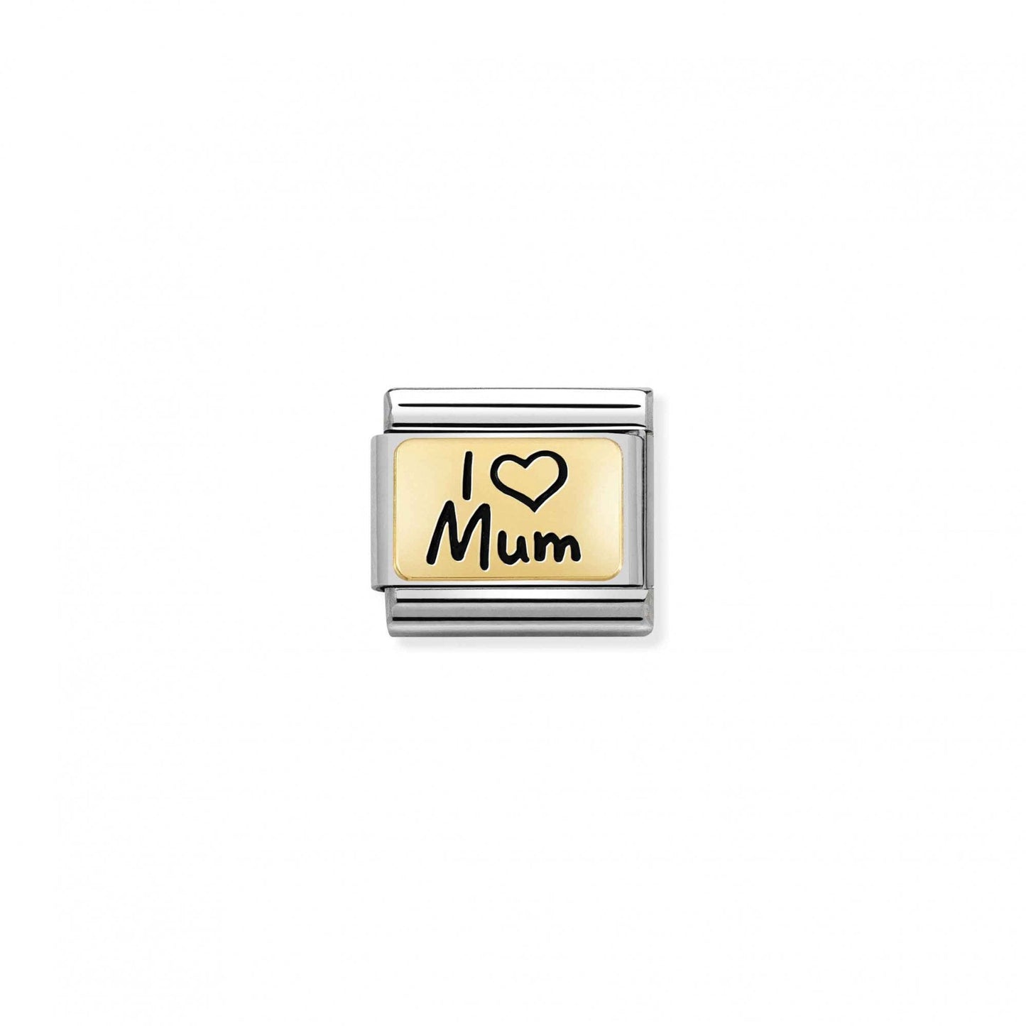 Gold I Love Mum Charm