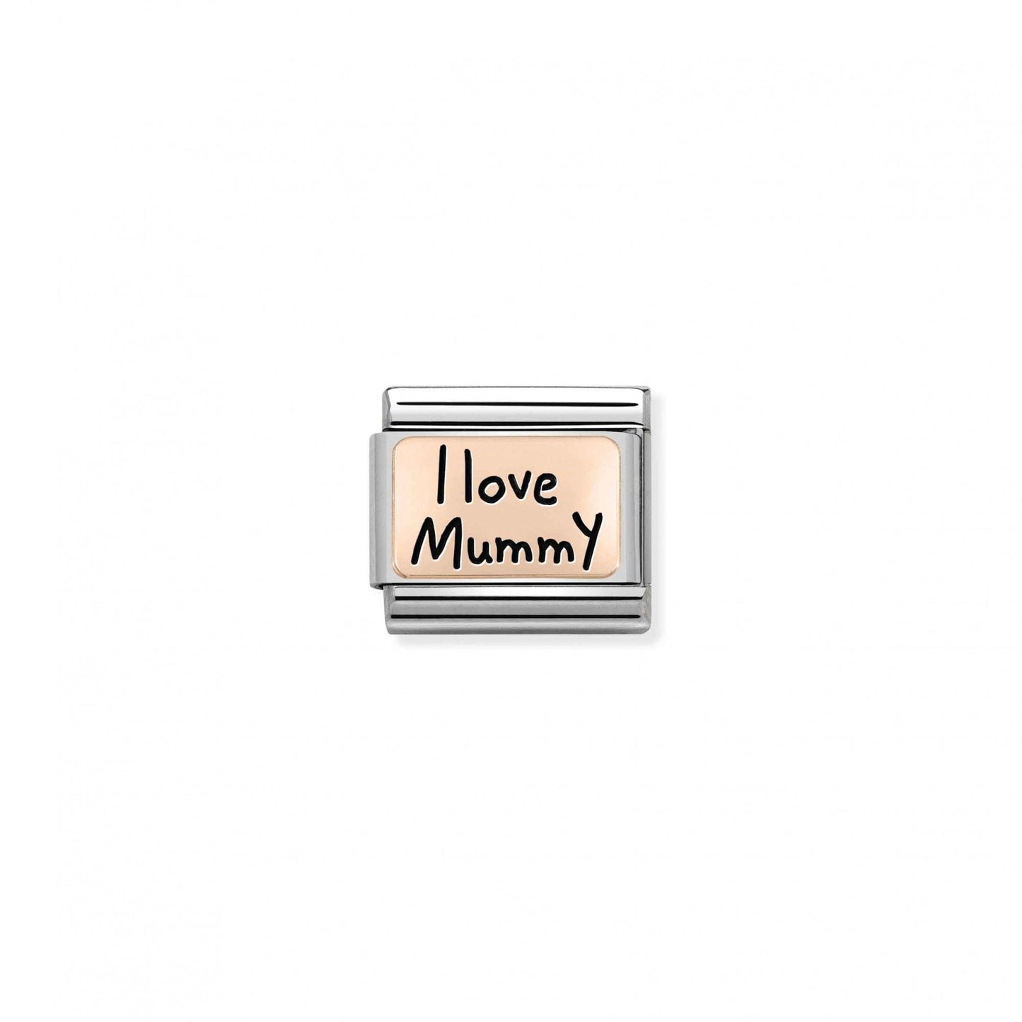 Rose Gold I Love Mummy Charm