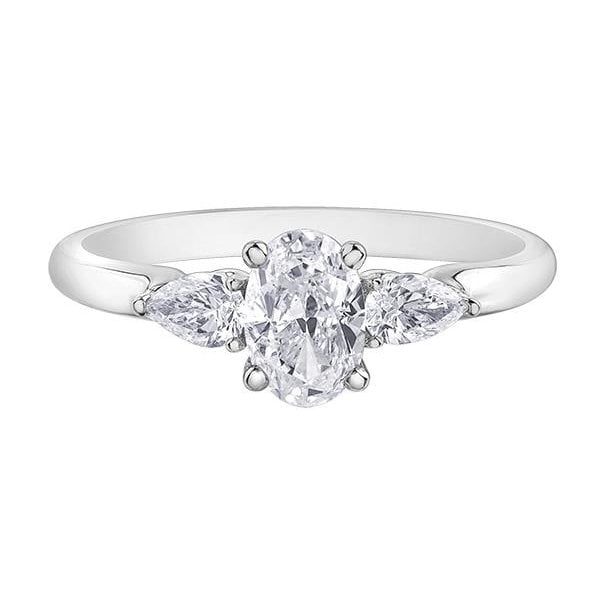 PL 950 RU .90CT TW DIAMOND RING