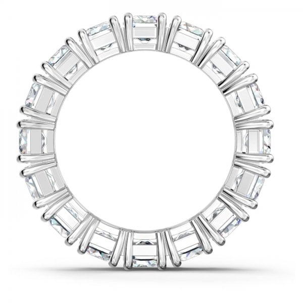 VITTORE WIDE RING, WHITE S60 (UK Size R)