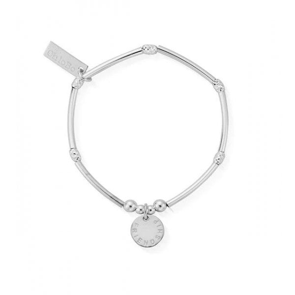 Mini Noodle Sparkle Rice Friendship Disc Bracelet