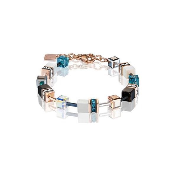 Ladies Geocube Petrol Bracelet