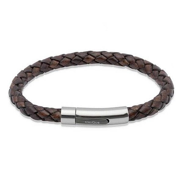 Antique Brown Leather Bracelet