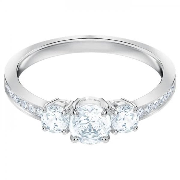 ATTRACT TRILOGY RING RND CZWH S58