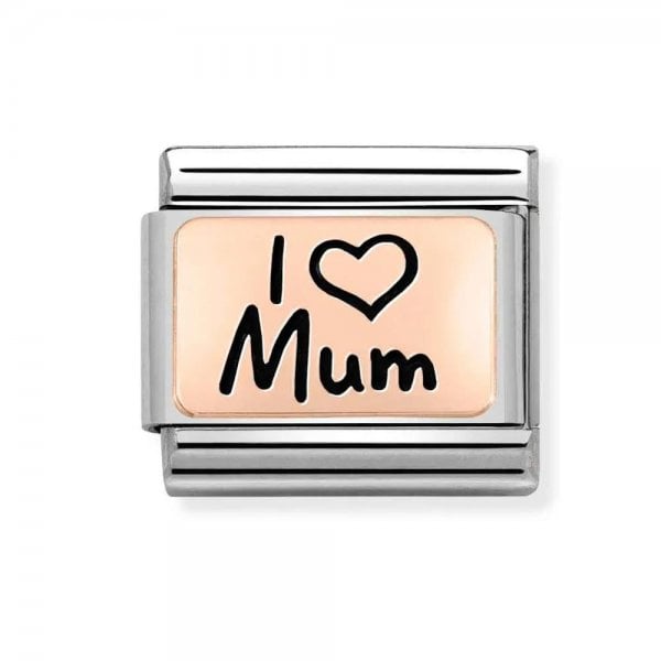 Classic Composable Limited Edition Rose Gold I Heart Mum Charm