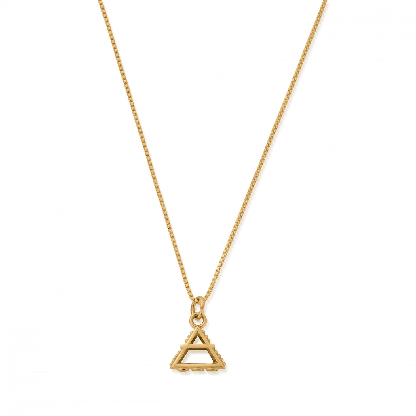 Sterling Silver Gold Plated Delicate Box Chain Air
