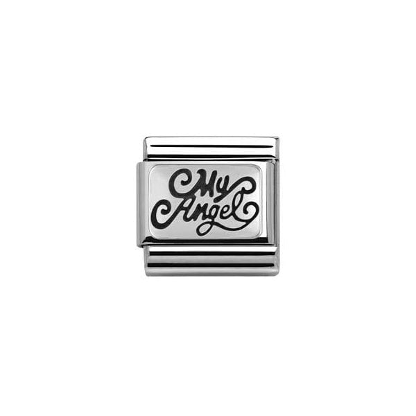 Silver MY ANGEL Charm