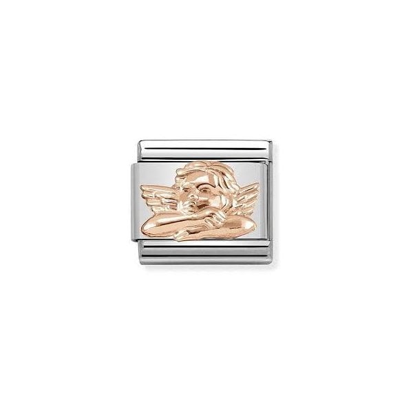 Classic Rose Gold Symbols Angel Of Friendship Charm