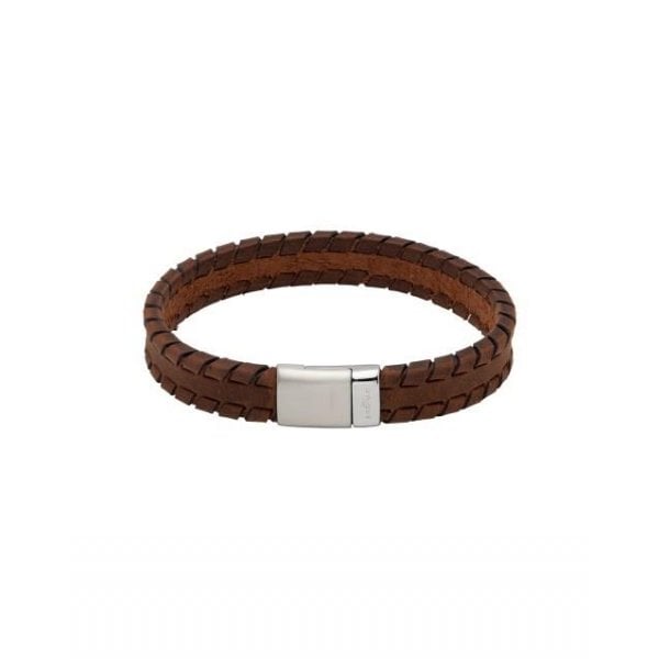 Dark Brown Leather Bracelet