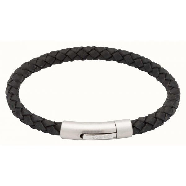 Black Leather Bracelet