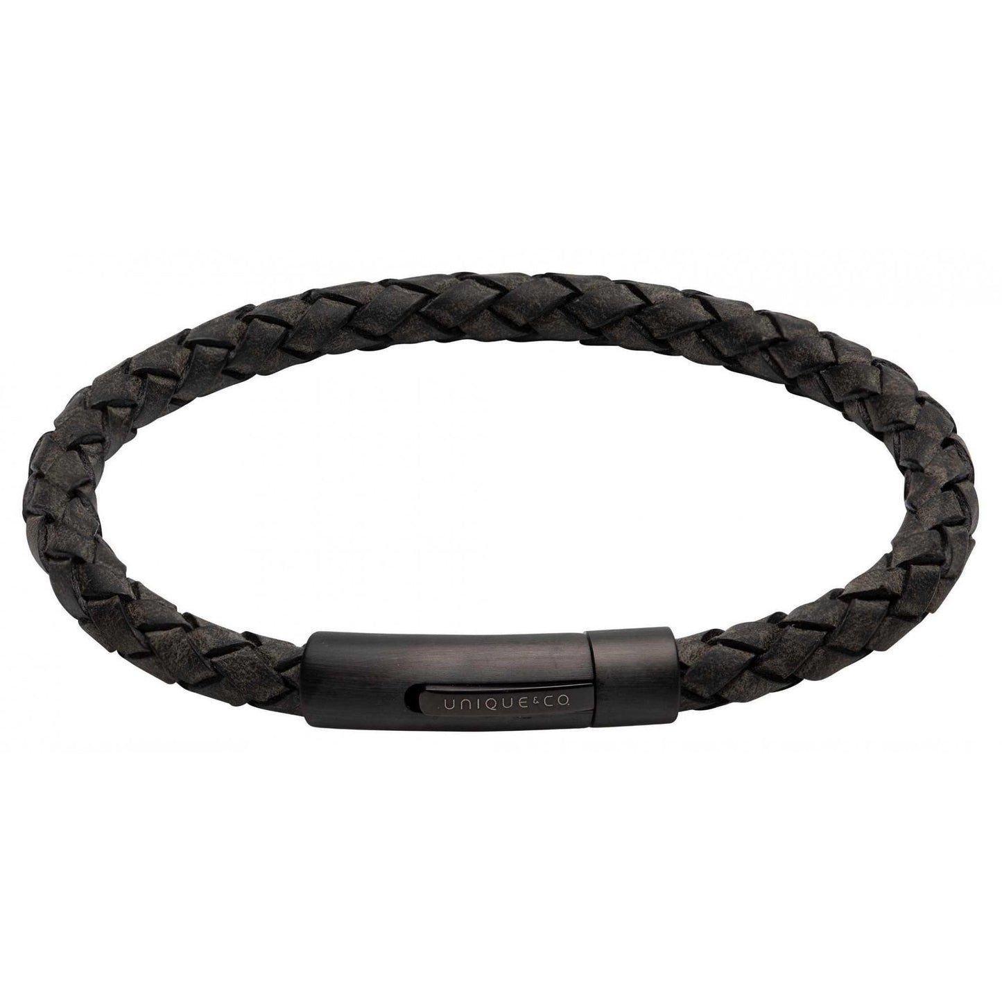 Black Leather Bracelet