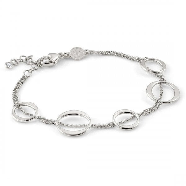 EX-DISPLAY Sterling Silver Unica Circle Bracelet 18.5 cm