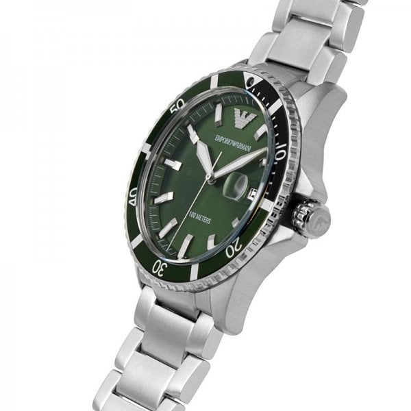 Green Dial Mens Watch