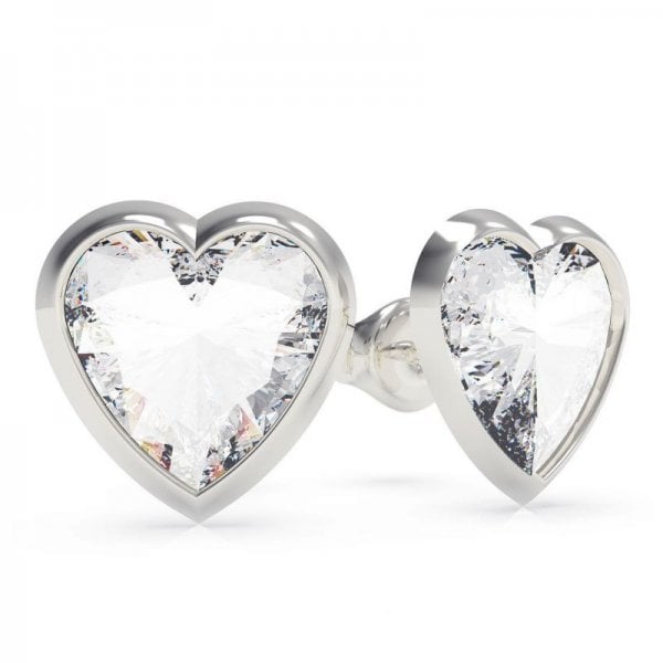 GUESS HEARTS STUDS