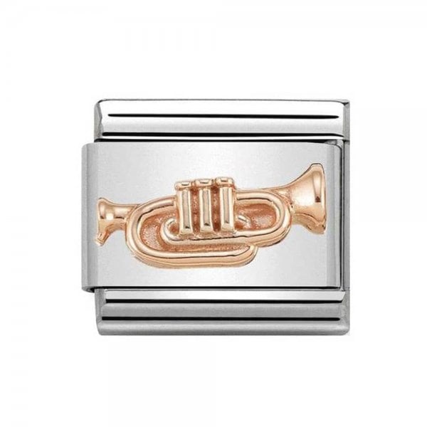 CLASSIC Rose Gold Trumpet Charm