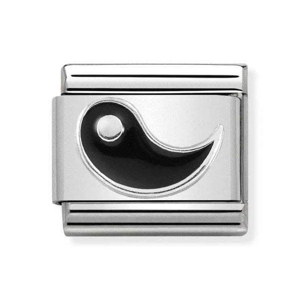 Silver Yin (Yin Yang) Charm