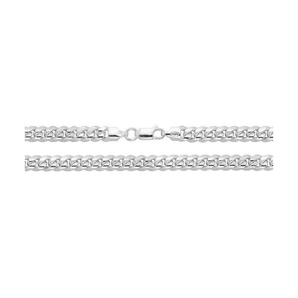 Silver Curb Cuban Chain