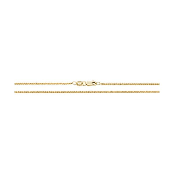 9CT YELLOW GOLD SPIGA CHAIN