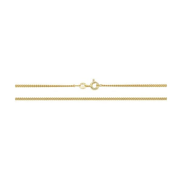 9CT YELLOW GOLD CLOSE CURB CHAIN
