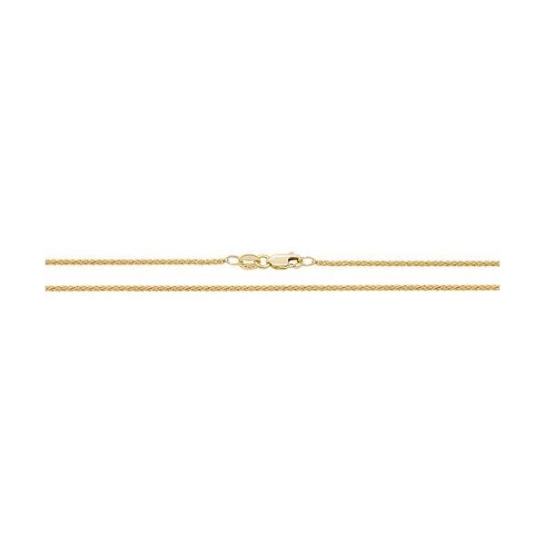 9CT YELLOW GOLD SPIGA CHAIN