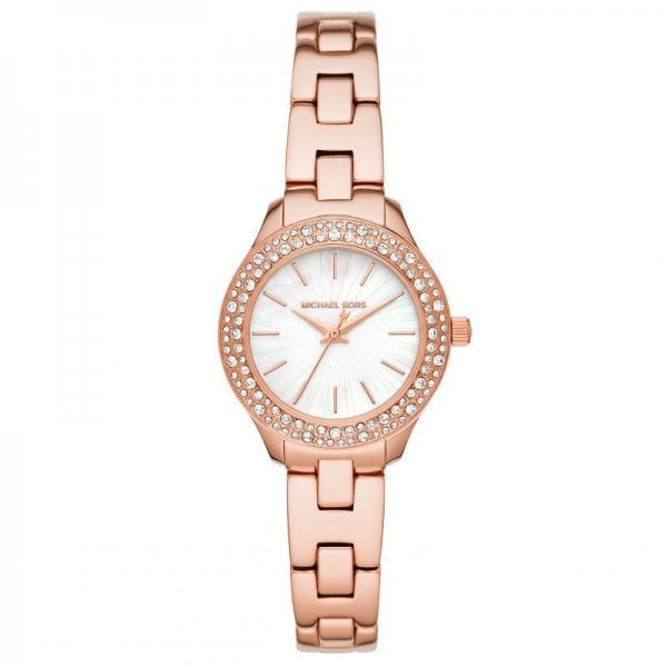 Liliane Three-Hand Rose Gold-Tone Stainless Steel