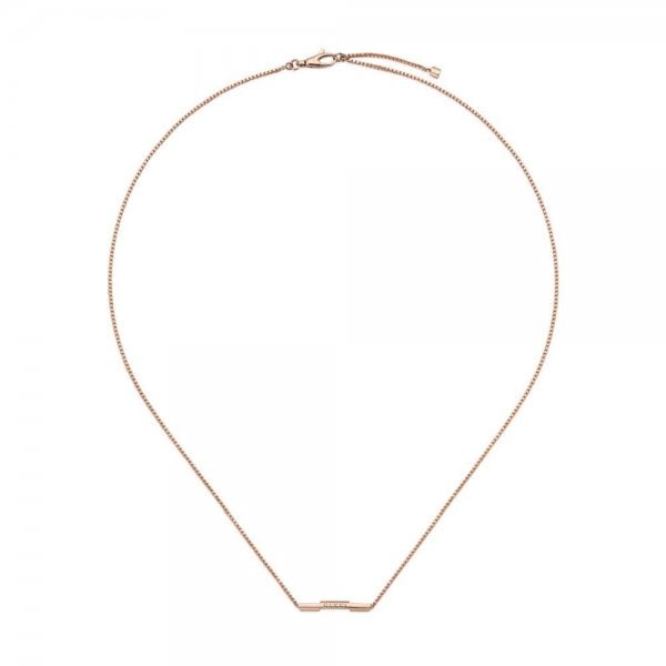 "Link to Love" 18ct Rose Gold Necklace 45cm