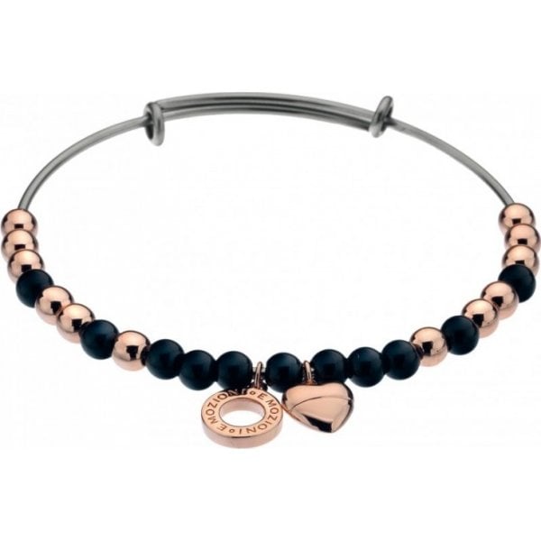 Emozioni Hot Diamond Rose Gold Plate Bangle