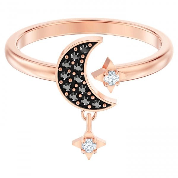 Swarovski Symbolic open ring Moon and star Size 60
