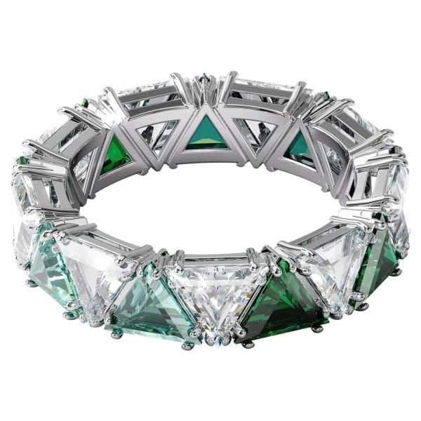 Millenia cocktail ring Triangle cut crystals S55