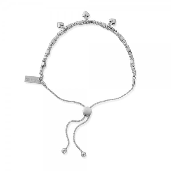 Triple Heart Adjuster Bracelet