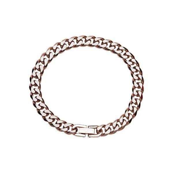 Steel Bracelet Rose Gold Plated