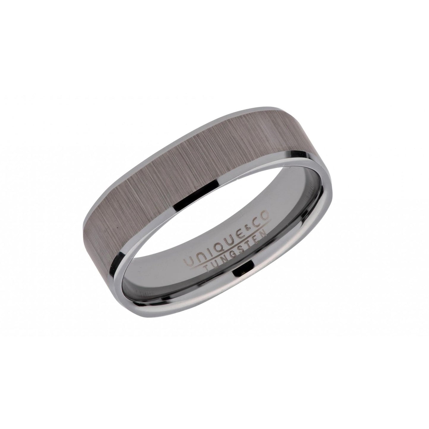 Tungsten Ring with Square Profile - SIZE 60