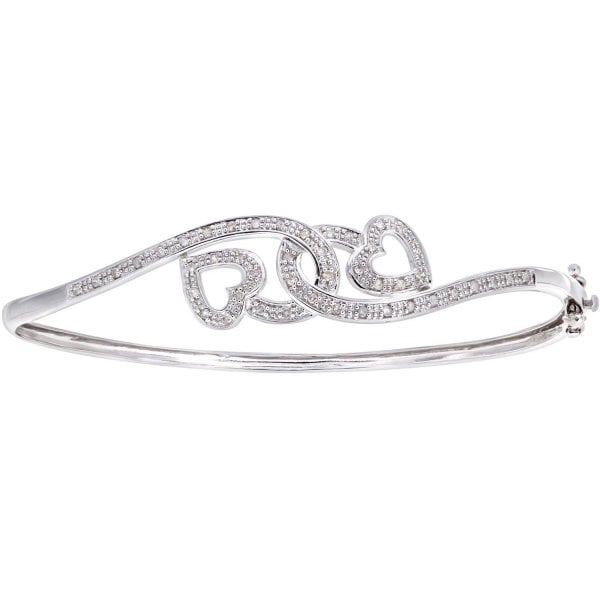 White Gold and 0.25CT Diamond Bracelet