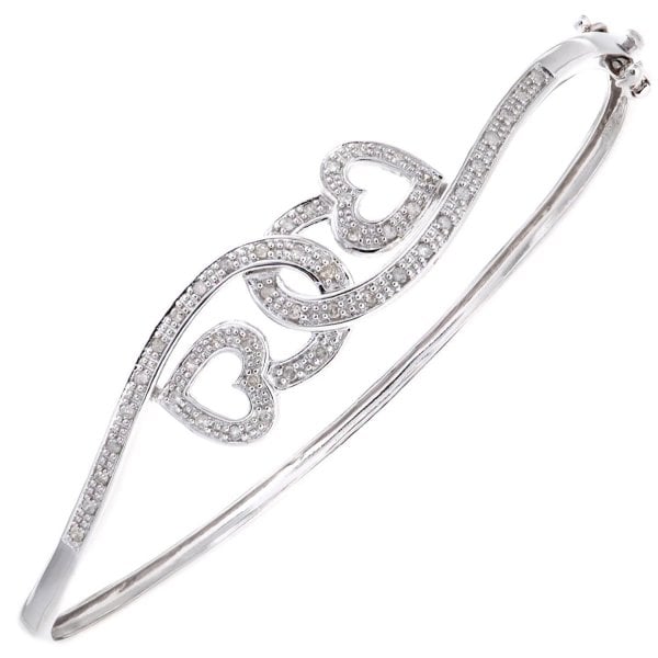 White Gold and 0.25CT Diamond Bracelet