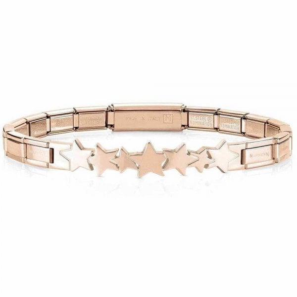 Stars Rose gold finish