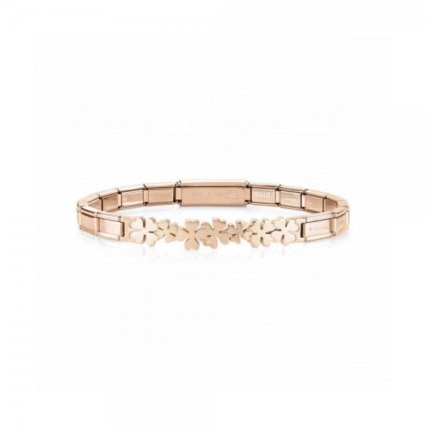 Clovers Rose gold finish