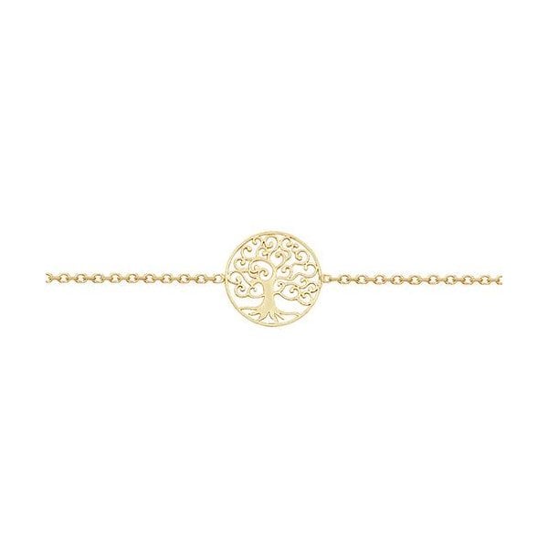 9ct Yellow Gold Babies' Tree of Life Bracelet