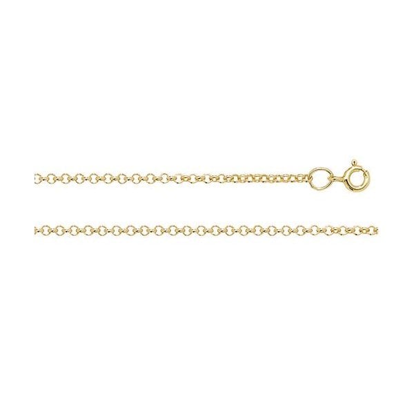 9CT YEL GOLD BELCHER CHAIN