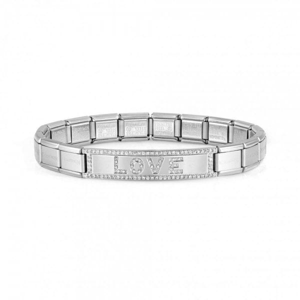 Trendsetter New York Steel Love CZ Bracelet