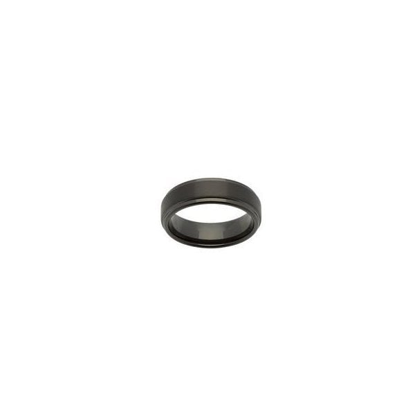 Tungsten Carbide Ring Black IP Plating SIZE 66
