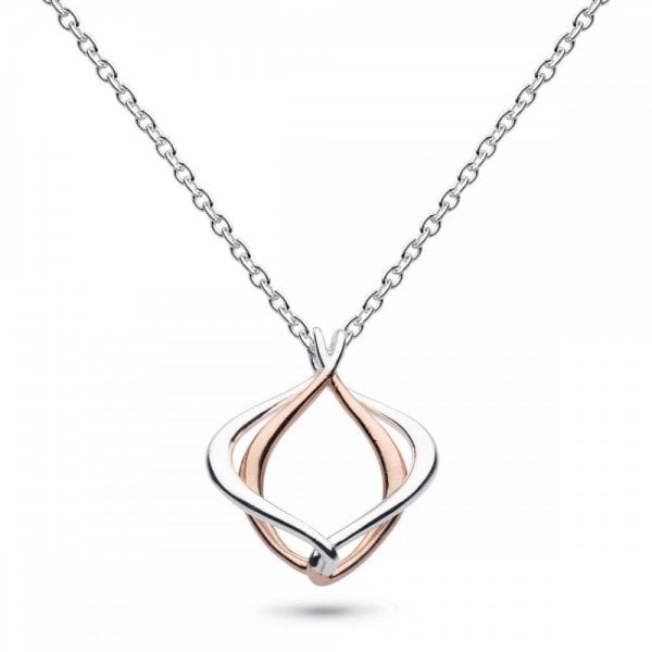 Entwine Alicia Small Rose Gold Plate 18 Necklace