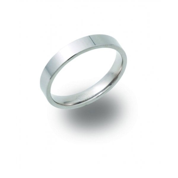 Titanium Ring 4mm Polished - SIZE 58